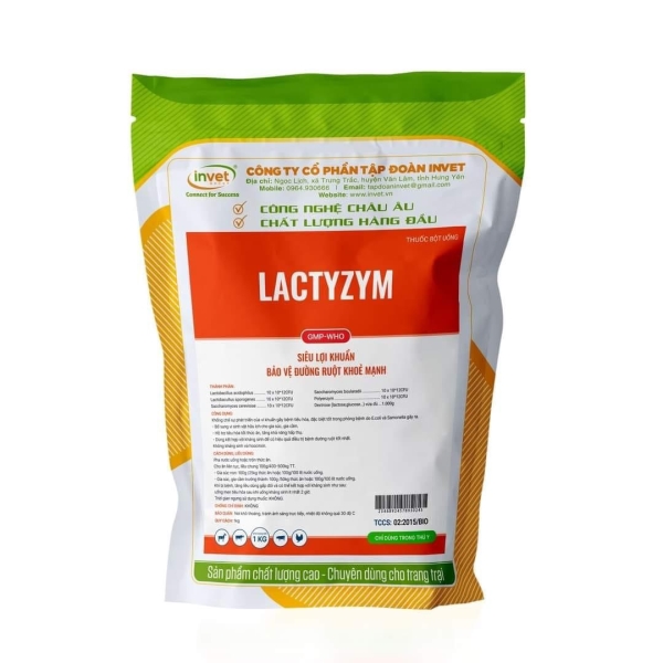 Lactyzym - Thuốc Thú Y Toàn Phát Lộc - Công Ty TNHH Thương Mại Và Dịch Vụ Toàn Phát Lộc